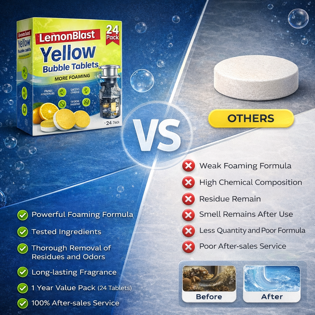 LemonBlast Yellow Bubble Tablets (24pc)
