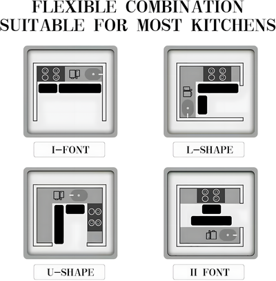 Cushioned Comfort™ |Anti Fatigue Kitchen Mat| Buy 1 Get 1 mini Free - Hommzy 