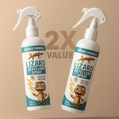 Advance Formula Lizard Repellent Spray-Plant-Powered Home Protection(250ml*2) - Hommzy 