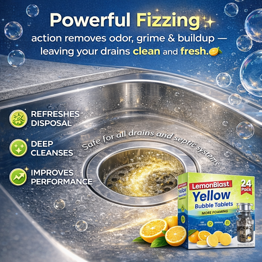 LemonBlast Yellow Bubble Tablets (24pc)