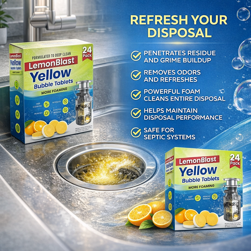 LemonBlast Yellow Bubble Tablets (24pc)