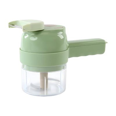 Multi-Function Electric Vegetable Chopper - 4-in-1 Kitchen Food Processor with Slicer & Grater - Hommzy 