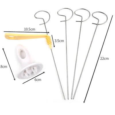 Potato Slicer Spiral Cutter, Tornado Potato Slicer, Twisted Potato Slicer, Potato Tornado Chips Making Tool - Hommzy 