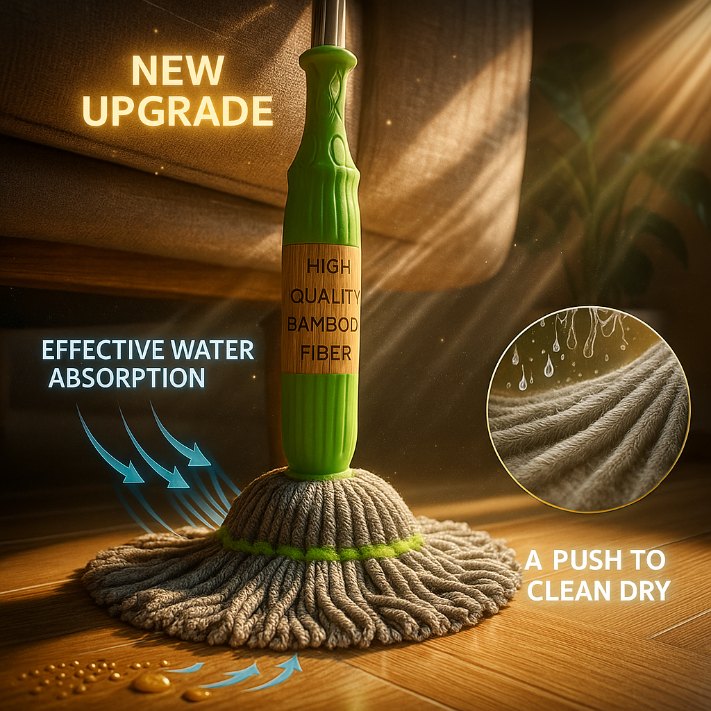 Self-twisting Water Rotating Mop - Hommzy 