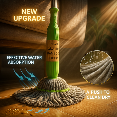 Self-twisting Water Rotating Mop - Hommzy 