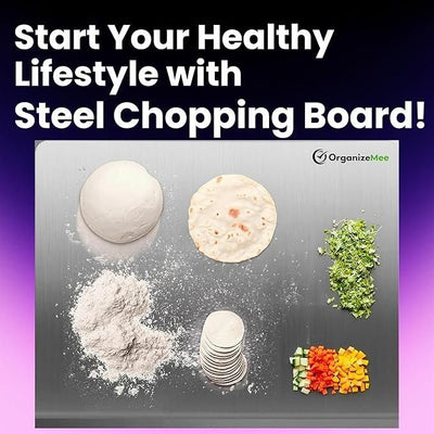 Stainless Steel Chopping Board — 35 × 31 cm - Hommzy 
