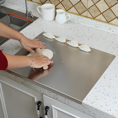 Stainless Steel Chopping Board — 35 × 31 cm - Hommzy 