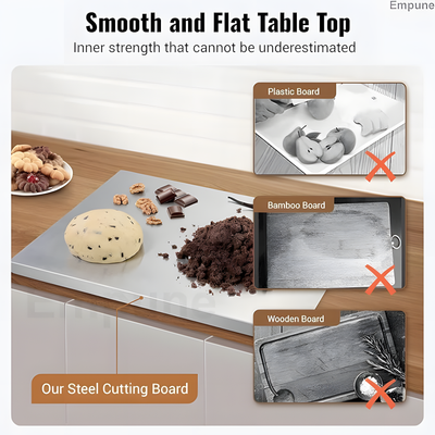 Stainless Steel Chopping Board — 35 × 31 cm - Hommzy 